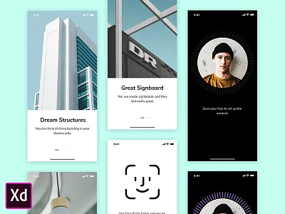 DecoSpace adobe xd freebie ios ios11 iphonex ui kit xd