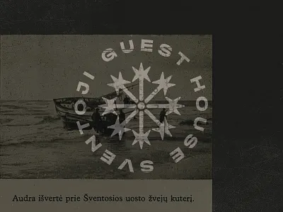 Guest House Identity branding design digital identity lietuva lithuania sea sventoji vintage