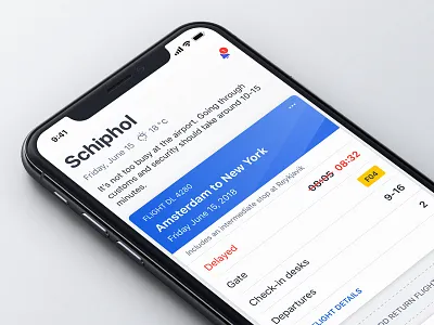 My final Schiphol shot app boarding pass design flight ios ios11 schiphol travel
