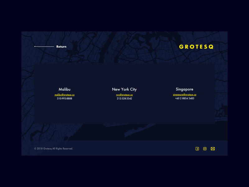 Locations Animation agency animation contact us grid locations new york city ui website