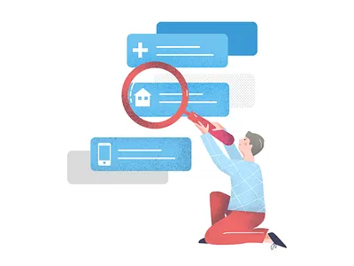 Working with different fields. boy design fields glass graphic illustration man melker search swedish zoom