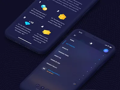 Blockchain Lottery: Sidebar menu betting bitcoin blockchain casino cryptocurrency ethereum gambling game lottery powerball ticket