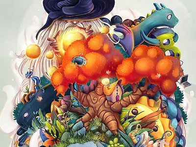 Bloodstone bloodstone concept gemstone illustration mineral whimsical