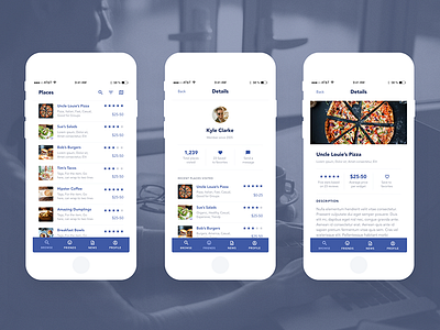 Starter UI Kit for AdobeXD adobe xd design download freebies iphone app mobile mobile app owltastic mobile design startup ui ui kit ux web design
