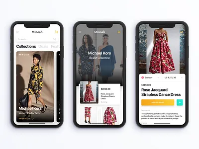 Mobile Luxury checkout commerce detail ecommerce fashion homepage listing luxury mobile product responsive website