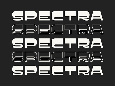 Spectra creative market digital display fonts goods headline lettering supplies tools typeface vector weird