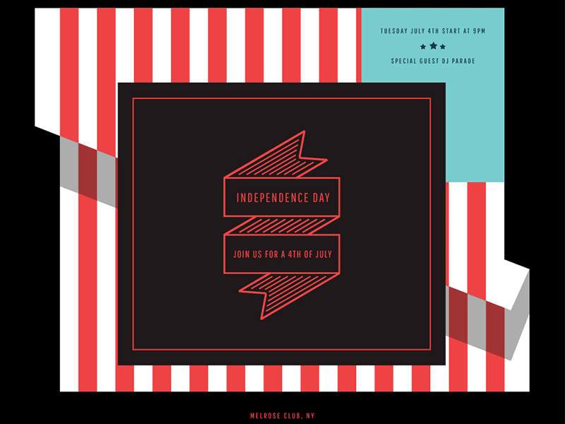 Independence Day | Modern and Creative Templates Suite banner editable flyer poster print promo social media