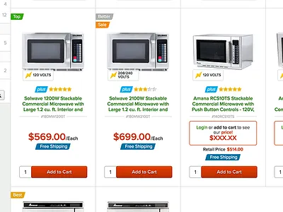 Product Grid Refresh ecommerce ui