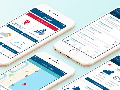 BoatUS App boat creative design ia ucd ui ux