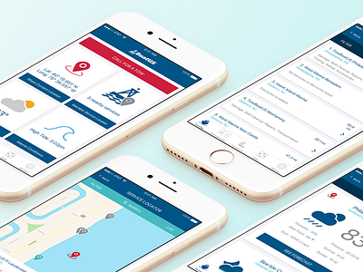 BoatUS App boat creative design ia ucd ui ux