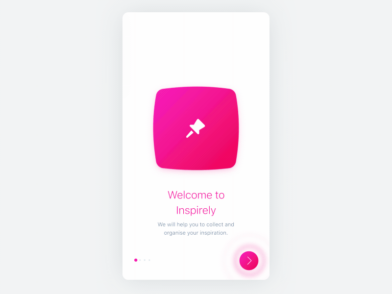 Onboarding Animation clean interface feed interactive prototype mobile app design onboarding signup interaction design slide navigation animation tour uploading walkthrough