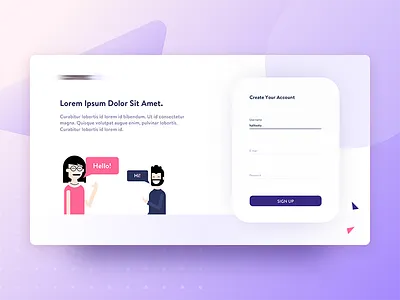 Sign Up Page clean minimal design password register sign up simple ui ui design ux web design