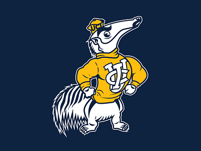 UC Irvine: Peter the Anteater anteater college mascot uc irvine uci vintage
