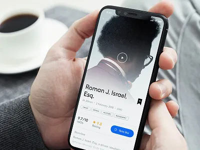 inTheaters. Interactive mobile app experience app branding interface mobile mockup movies technology theater ui ux