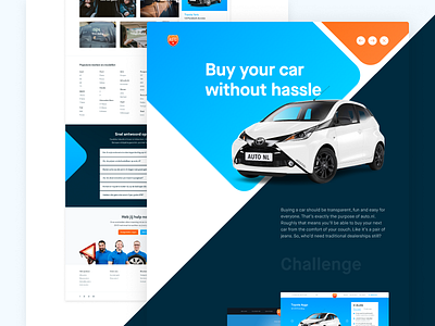 Auto.nl - Casestudy car case casestudy design ecommerce study ui ux