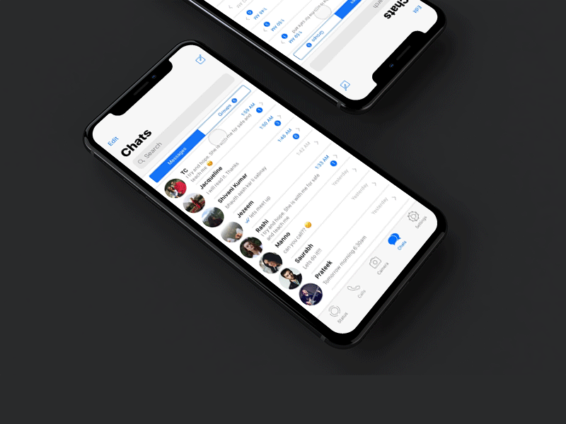 Whatsapp chat design group ios messages messenger ui ux whatsapp