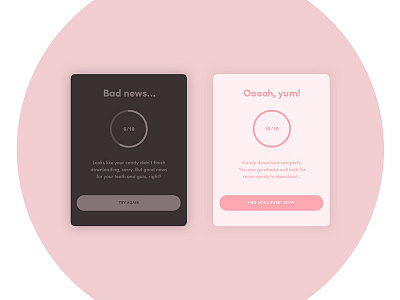 Flash message – Daily UI #011 candy dailyui error message ui