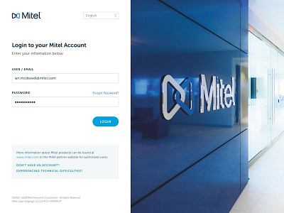 Mitel MiAccess Login login miaccess mitel portal