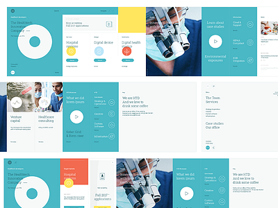 HTD - Developers developers health health care horizontal scroll innovation