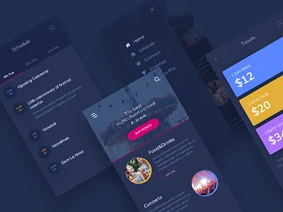 Carnival App UI Design carnival event app mobile app ildiesign invoice ui ui design ui pattern ux ux design