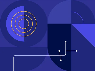 More shape play abstract app design geometric illustration organic search segment shapes share