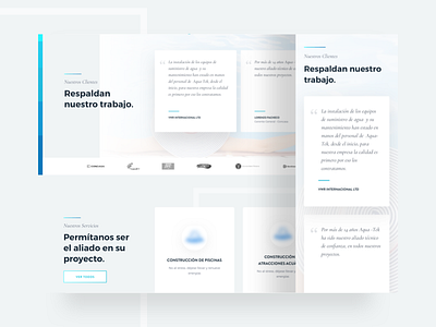 Aquatek - New Website clean ios ui uidesign uitrends ux visualdesign web webdesign website