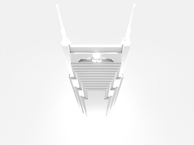 Batman building front 8bit magicavoxel nashville voxel