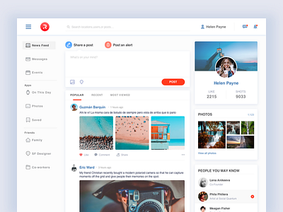 Online Communication Website communication facebook twitter ui web