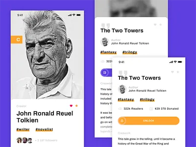 Copyrights App Based on Blockchain adam app blockchain chilid chro copyrights design ios iphone iphone x ui ux