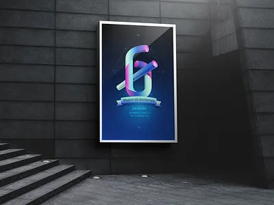 Magicat 6th posters typography