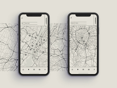Maps - Shoeciety #04 app clean interface locate map maps simple sneakers stores ui ux