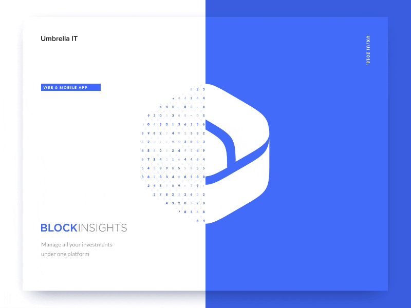 Block Insights App app design app development blockchain crypto cryptocurrency dashboard e commerce ui ux