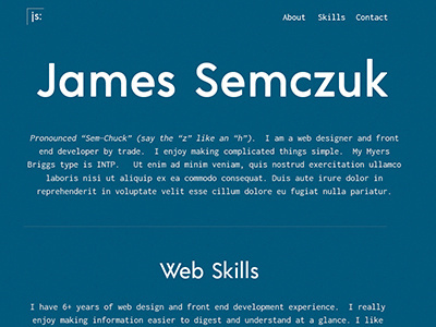 Minimalist Portfolio Site minimal portfolio
