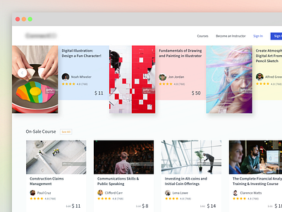 Online course web