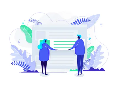 ✨Illustration blockchain browser build crypto design illustration minimal ui