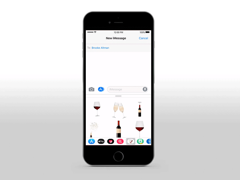 Wine Spectator Sticker Pack cheers gif graphic design imessage stickers motion wine wine spectator