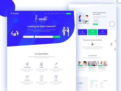 Medical Landing Page doctor hospital landing medical landing