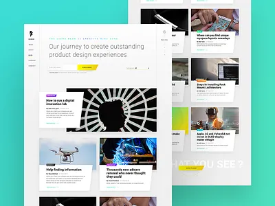 INKOD - Blog agency blog creative design interface post product ui ux website