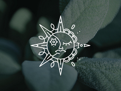 Balance balance line art moon logo mandala mark metaphysical sage sun