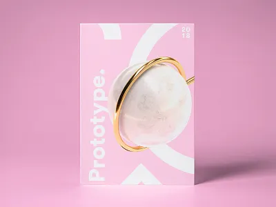 Prototype 3d color design geometric graphics mockup poster student typography university untitled