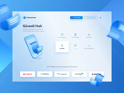 Faturasmart Web homepage responsive ui ux web