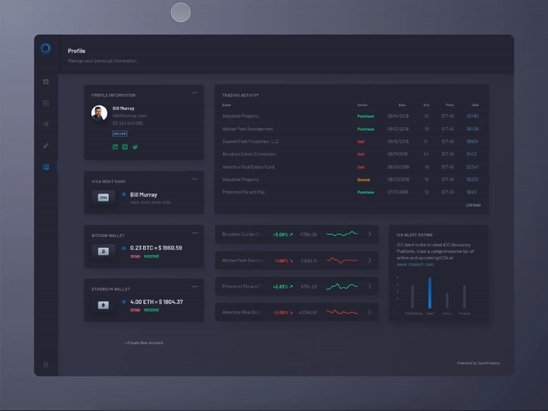 OpenFinance - Ethereum Wallet