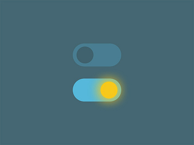 Toggle – Daily UI #015 dailyui on off sun switch toggle ui