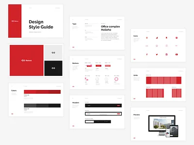 Reinoo Website - Design System Style Guide brand brand guidelines brand identity components design guide design style design system style guide style overview website