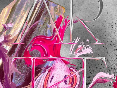 Arthvr Art collage color cover logo typography