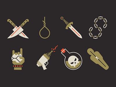 Instruments Of Pain design dethklok icon metalocalypse murmaider vector weapons