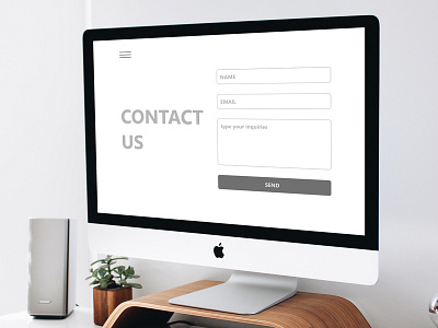Contact Form 028 contactform dailyui dailyuichallenge design iphone ui ux