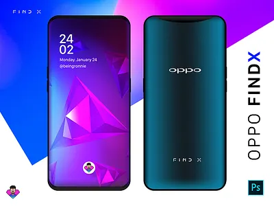 Oppo Find X Mockup Free download findx free mockup oppo ui ux