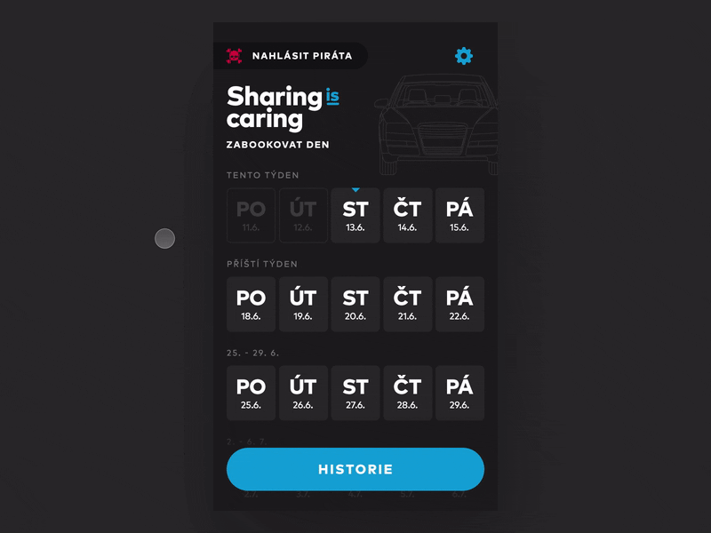 BB Parking App app booking car ix parking reservation ui