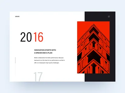 Our Story | Concept 2018 architecture design interaction interior landing modern ui ux